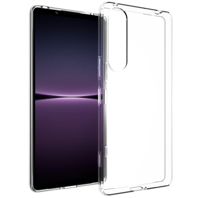 Afbeelding van Sony Xperia 1 V Hoesje Siliconen en TPU (zacht) Accezz Softcase/Backcover Transparant Telefoonhoesje
