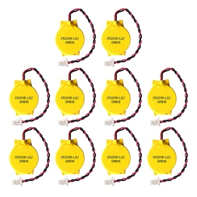 Afbeelding van EEMB 10PACK 3V CR2016 CMOS Batterij met Wire Leads en SHR Connector Computer Vervanging voor IBM Lenovo ThinkPad X1 Carbon 2e 3e 4e 5e 6e