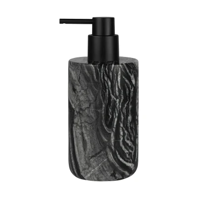 Afbeelding van Mette Ditmer Marble zeepdispenser van marmer Donkergrijs