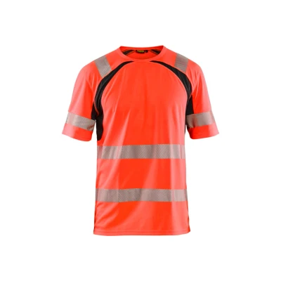 Afbeelding van Blaklader UV T shirt High Vis 3397 1013 Rood/Zwart
