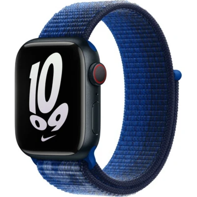 Afbeelding van Apple Watch Strap 45mm Game Royal/Midnight Navy Nike Sport Loop