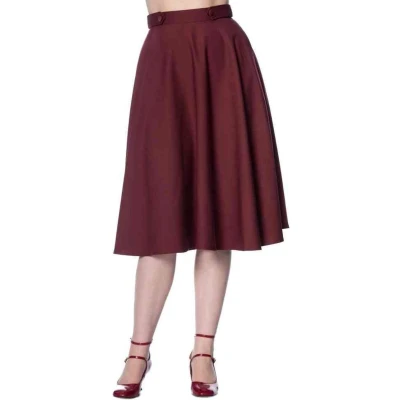 Afbeelding van Dancing Days DI Rok 2XL Bordeaux rood