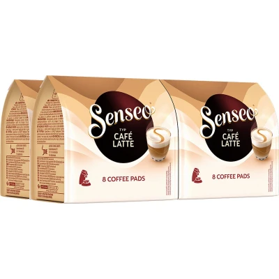 Afbeelding van Senseo Café Latte Koffiepads Intensiteit 2/9 4 x 8 pads