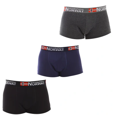 Afbeelding van Pack 3 Boxershorts Geographical Norway Mann Maat 2XL