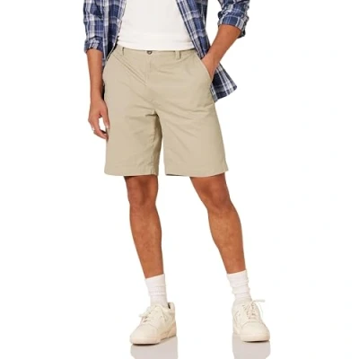 Afbeelding van Amazon Essentials Men&#039;s Korte broek met binnenbeenlengte van 23 cm en klassieke pasvorm, Kaki bruin, 36