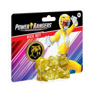 Afbeelding van Power Rangers: RPG Dice Set Yellow Dobbelstenenset Renegade Game Studios