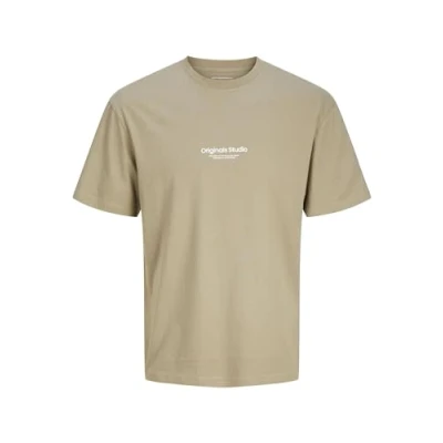 Afbeelding van Jack &amp; Jones Jorvesterbro TEE Tshirt basic, Heren, Maat: Large, Silver sage