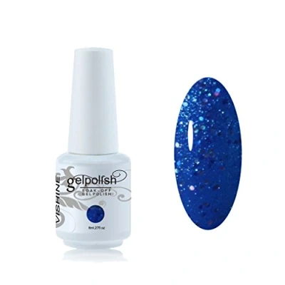 Afbeelding van Vishine Soak Off nagellak 8ml, semi permanent, UV, LED, gel, manicure, onderlak, donkerroze (1546)