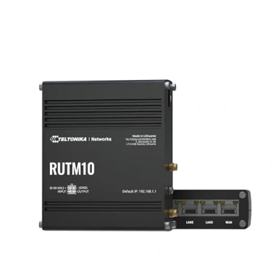 Afbeelding van Teltonika RUTM10 draadloze router Gigabit Ethernet Dual band (2.4 GHz / 5 GHz) Zwart