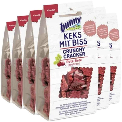 Afbeelding van 6x Bunny Nature Crunchy Cracker Rode Biet 50 gr