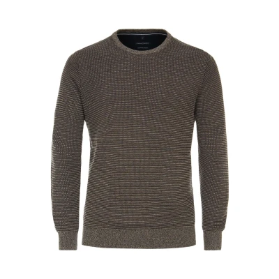 Afbeelding van Casa Moda trui Heren beige effen