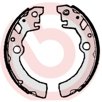 Afbeelding van Brembo Remschoen set S 79 519