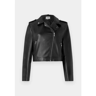 Afbeelding van JDY Jdymoxy Jacket Imitatieleren jas, Dames, Maat: XS, Black