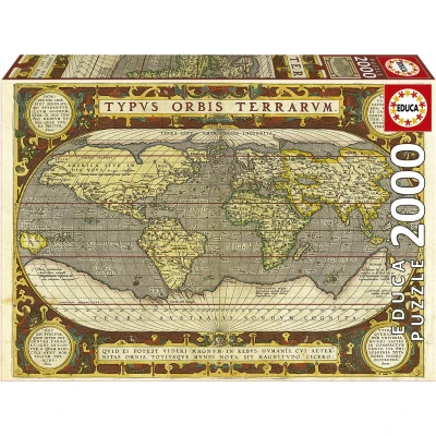 Afbeelding van Puzzel Educa 2000 Onderdelen plattegrond