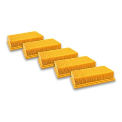 Afbeelding van vhbw 5 x vlakrimpelfilter filter geschikt voor Hilti VC 20 U, 40 UM, UM stofzuiger