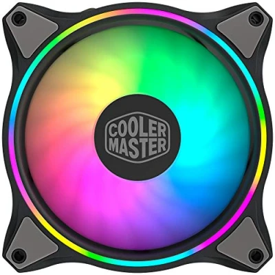 Afbeelding van Cooler Master MasterFan MF120 Halo ARGB Dubbele ringverlichting met adresseerbare RGB, case fan &amp; koeling Hybride ventilatorbladontwerp Vastloop sensor en trillingsdempend frame 120 mm