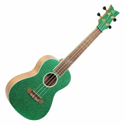 Afbeelding van Ortega RUEL MGR Element Series concert Size Ukulele Metallic Green ukelele met gigbag