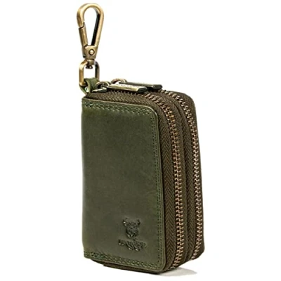 Afbeelding van MATADOR Echt leren sleutelhanger K64, groen/groen, X Large, Klassiek