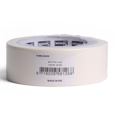 Afbeelding van Benson Afplaktape Schilders Tape 35 mm x 25 meter