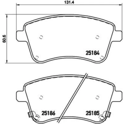 Afbeelding van Brembo Remblokset P 30 064