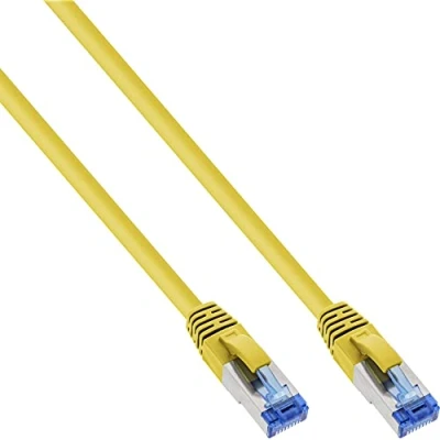 Afbeelding van InLine Patchkabel Cat.6A, S/FTP (PiMf), 500MHz (S/FTP, CAT6a, 1 m), Netwerkkabel