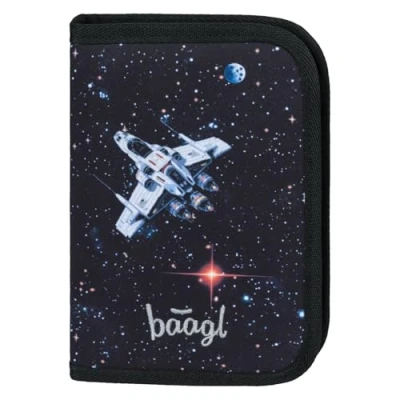 Afbeelding van Baagl pennenetui voor jongens en meisjes schooletui, pennenetui, schrijfwaren etui, Pixel Space,