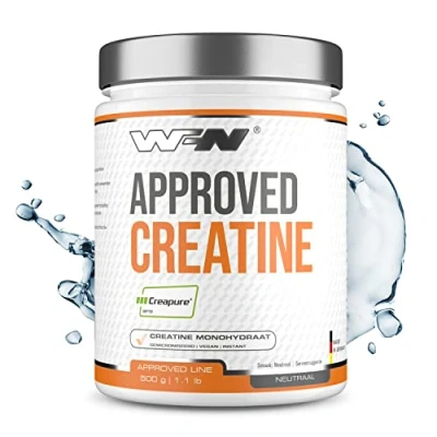 Afbeelding van WFN Approved Creatine Neutraal 500g blikje Creapure® Pure Monohydraat Poeder Veganistisch 166 Porties Made in Germany Extern laboratorium getest