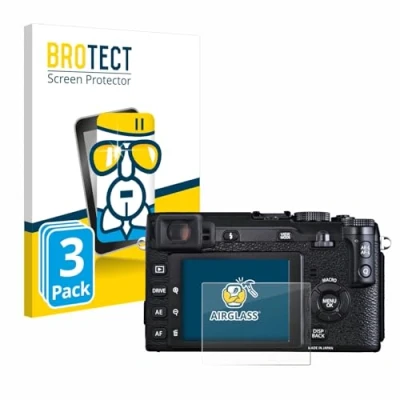 Afbeelding van BROTECT Screenprotector voor Fujifilm X E1 Folie Beschermfolie Beschermglas transparant (3 Stuks)