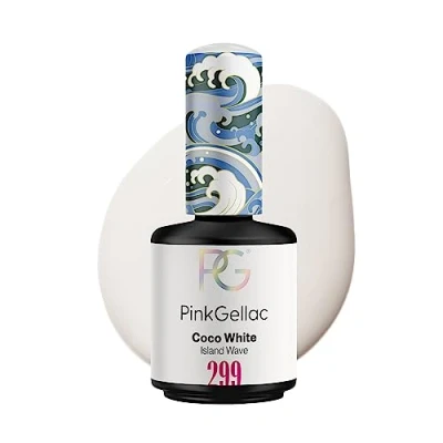 Afbeelding van Pink Gellac 299 Coco White gel nagellak 15 ml