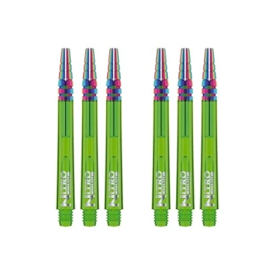 Afbeelding van RED DRAGON Nitrotech Ionic Groen Medium Dart Shafts