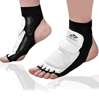 Afbeelding van Kitchnexus Taekwondo Voetbeschermer, enkelbandage, ideaal voor vechtsport, bokszak, sparring, training, freefight, kickbox