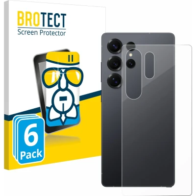 Afbeelding van BROTECT Screenprotector voor Samsung Galaxy S25 Ultra Enterprise Edition (Achterkant) Folie Beschermfolie Beschermglas transparant (6 Stuks)