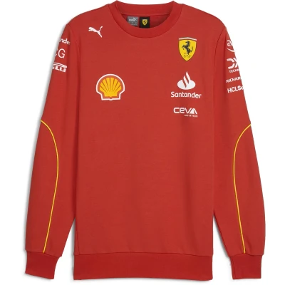 Afbeelding van Ferrari Crew Neck Trui 2024 S Charles LeClerc Carlos Sainz Formule 1
