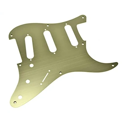 Afbeelding van Dopro 8 Hole Aluminium Geanodiseerd Vintage Stijl ST Strat SSS Gitaar Slagplaat Scratch Plaat voor Amerikaanse FD Goud