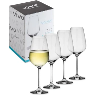 Afbeelding van Villeroy &amp; Boch Voice Basic Witte Wijnglas 4 st.
