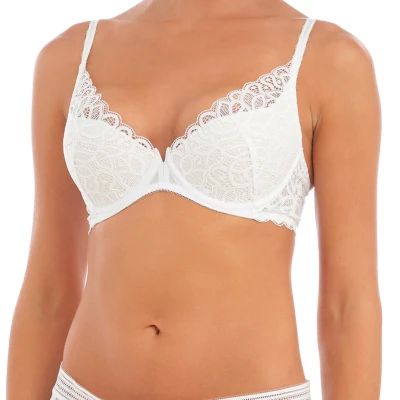 Afbeelding van Wacoal Raffine Plunge Push Up Bra Beige A 70 Dames