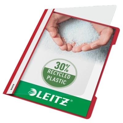 Afbeelding van Leitz snelhechtmap rood, ft A4