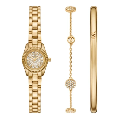 Afbeelding van Michael Kors horloge MK4944SET Lexington goudkleurig