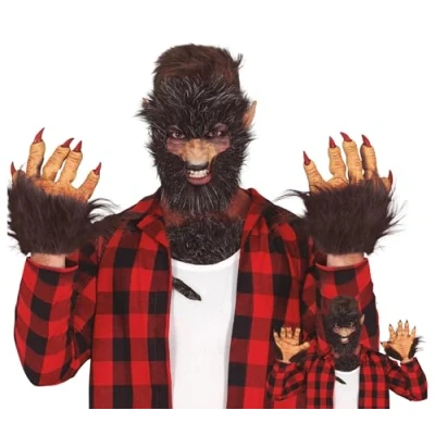 Afbeelding van Fiestas Guirca Handschoenen Weerwolf Halloween accessoires verkleden