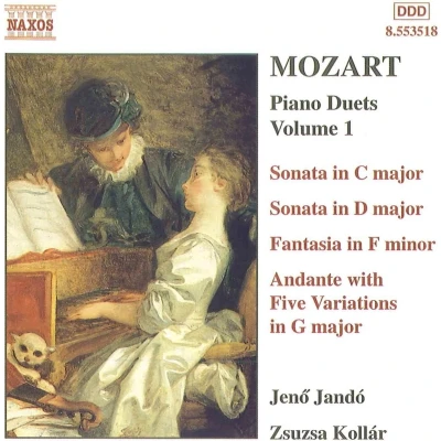 Afbeelding van Jeno Jandó &amp; Zsuzua Kollár Mozart: Piano Duets 1 (CD)