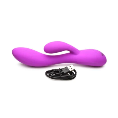 Afbeelding van Dubbele Stimulatie Vibrator XR Paars Siliconen