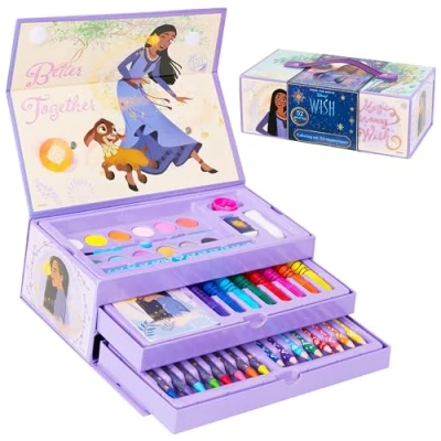 Afbeelding van Disney Kinderen Schilderen Sets Art Supply 40 Plus Stuks Kleursets voor met Kleurpotloden Wens Geschenken Meisjes