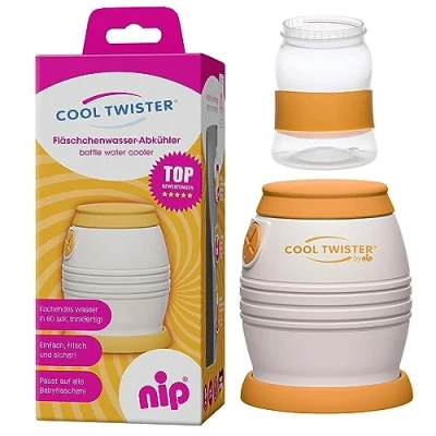 Afbeelding van NIP Cool Twister: Fleswaterkoeler, koelt kokend water in 80 seconden op drinktemperatuur, voor babyflessen en melkpoedervoeding, 0 M+