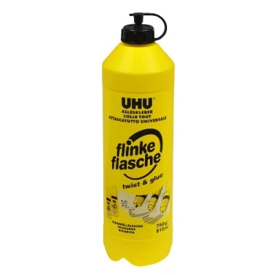 Afbeelding van UHU Alleslijm flinke fles, praktische navulfles voor de klassieke 760 g