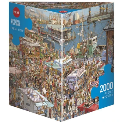 Afbeelding van Heye Puzzle Puzzel Fresh Fish 2000 3hk.Heye