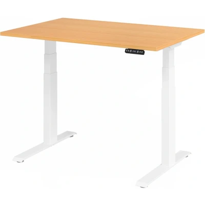 Afbeelding van XDKB 12 W Bureau Beuken 120x80 Tafelhoogte I Elektrisch in hoogte verstelbaar