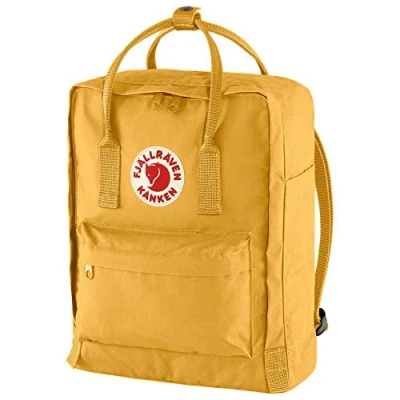 Afbeelding van Beste Fjallraven Rugzak 16 liter Gielen Lederwaren Ochre Pattern