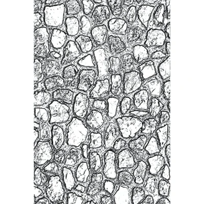 Afbeelding van Sizzix 3 D Texture Fades Embossing Folder Mini Cobblestone 665461 Tim Holtz (10 21)