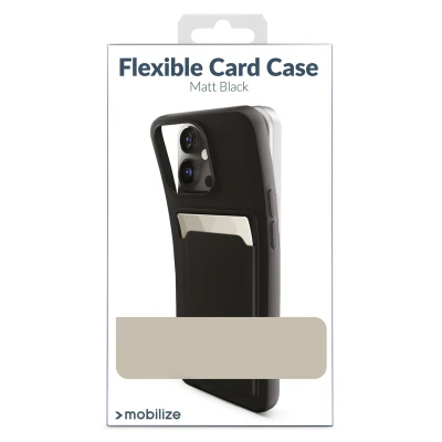 Afbeelding van Mobilize Rubber Gelly Card Case Samsung Galaxy A32 5G Matt Black