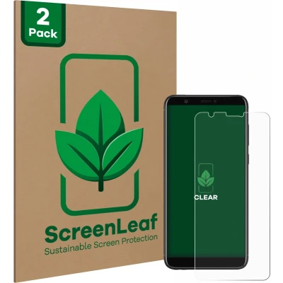 Afbeelding van ScreenLeaf Screenprotector voor Huawei P smart 2018 Duurzame schermbescherming Folie Beschermfolie transparant (2 Stuks)